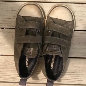 Grey toddler converse